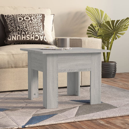 Couchtisch Grau Sonoma 55x55x42 cm Holzwerkstoff