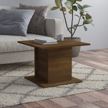 Couchtisch Braun Eichen-Optik 55,5x55,5x40 cm Holzwerkstoff