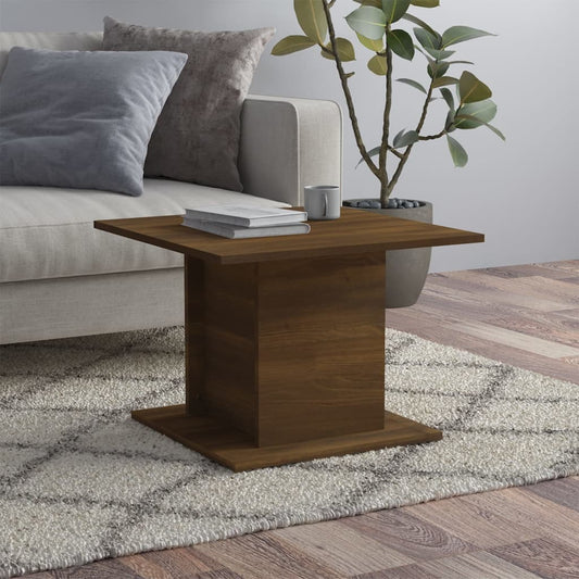 Couchtisch Braun Eichen-Optik 55,5x55,5x40 cm Holzwerkstoff