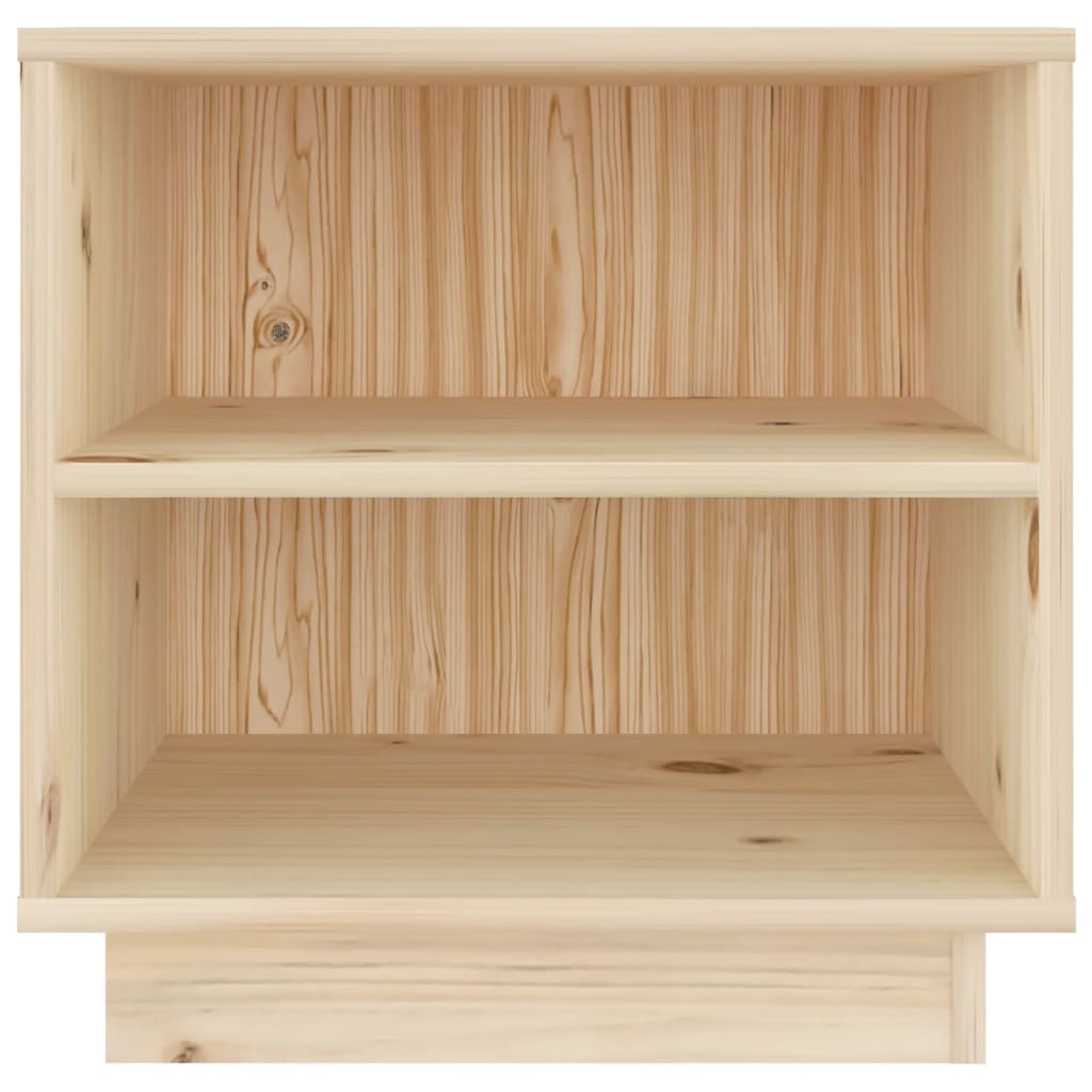 Sengeborde 2 stk 40x34x40 cm massivt fyrretræ