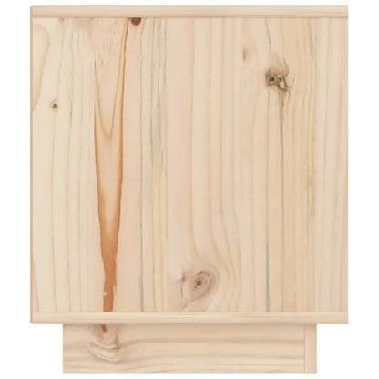 Sengeborde 2 stk 40x34x40 cm massivt fyrretræ