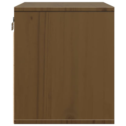 Wandschrank Honigbraun 45x30x35 cm Massivholz Kiefer