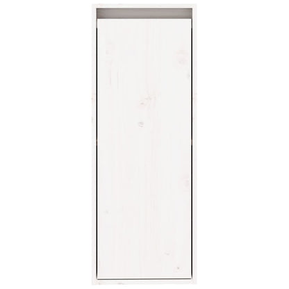Wandschrank Weiß 30x30x80 cm Massivholz Kiefer