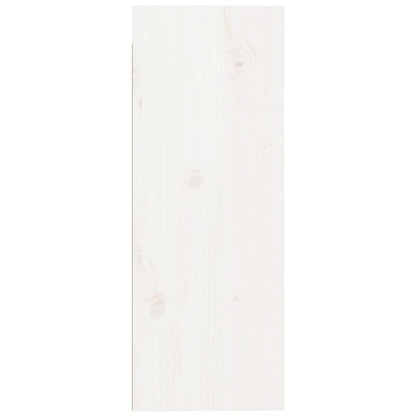 Wandschrank Weiß 30x30x80 cm Massivholz Kiefer