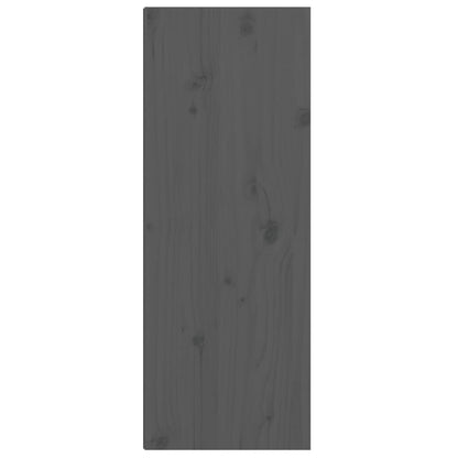 Wandschrank Grau 30x30x80 cm Massivholz Kiefer