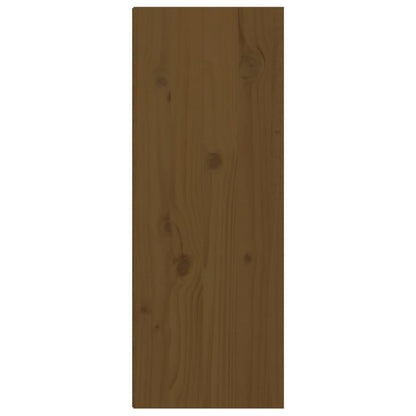 Wandschrank Honigbraun 30x30x80 cm Massivholz Kiefer