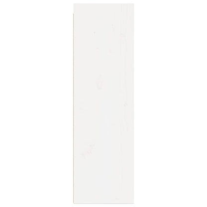 Wandschrank Weiß 30x30x100 cm Massivholz Kiefer