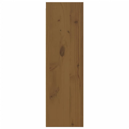 Wandschrank Honigbraun 30x30x100 cm Massivholz Kiefer