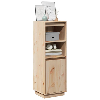 Highboard 37x34x110 cm Massivholz Kiefer