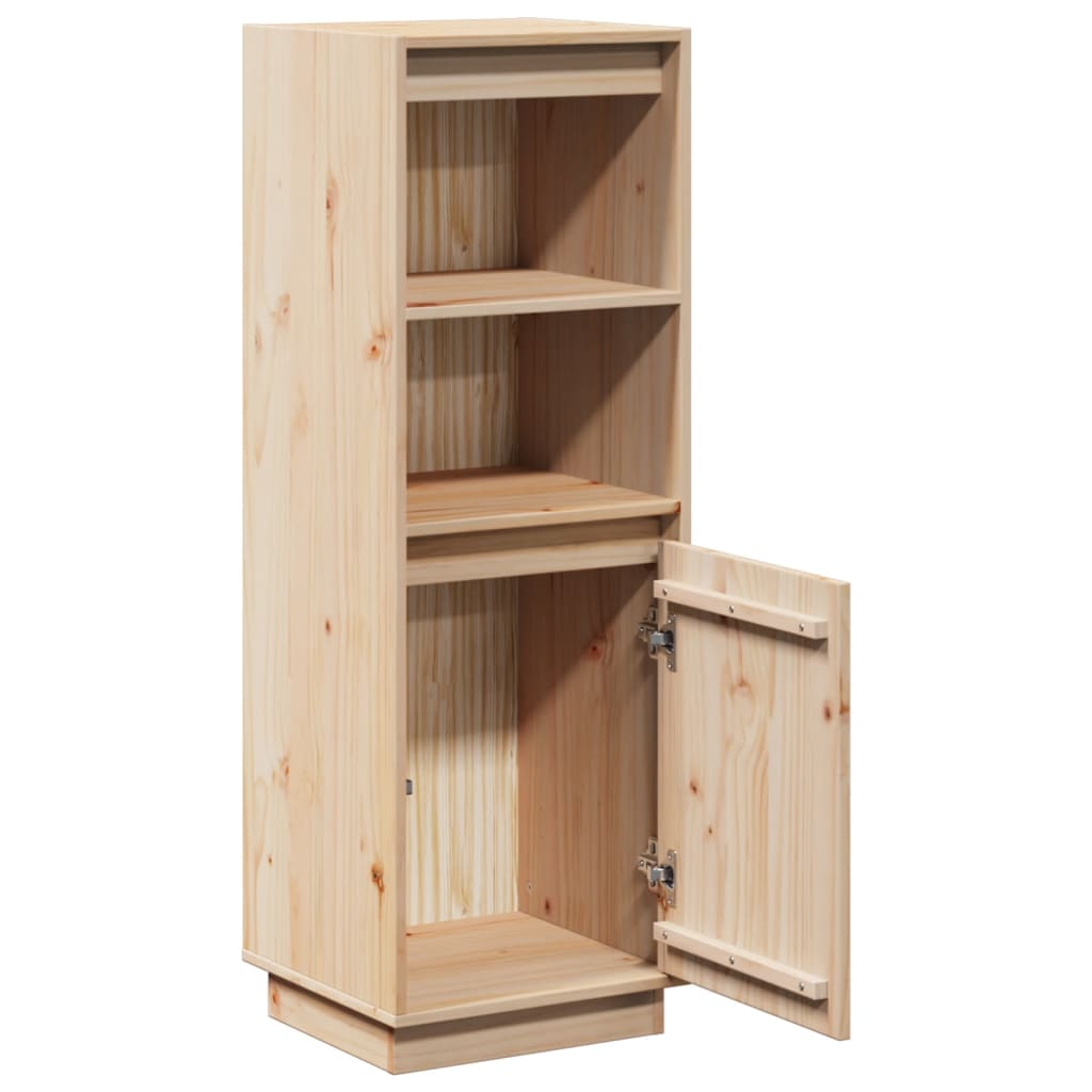 Highboard 37x34x110 cm Massivholz Kiefer