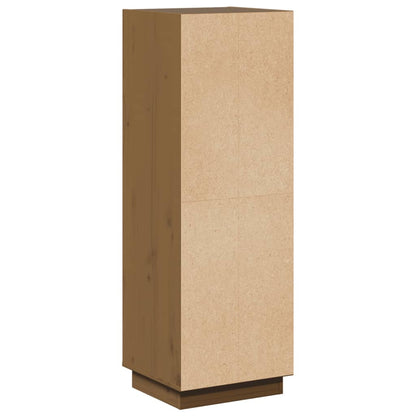 Highboard Honey Brown 37x34x110 cm Massiv Fyr