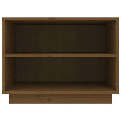 Schuhschrank Honigbraun 60x34x45 cm Massivholz Kiefer