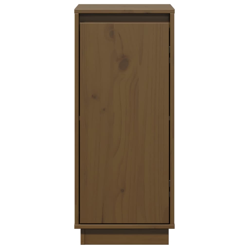 Sideboards 2 Stk. Honigbraun 31,5x34x75 cm Massivholz Kiefer