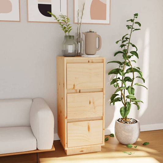 Skænk 32x34x75 cm massiv fyrretræ