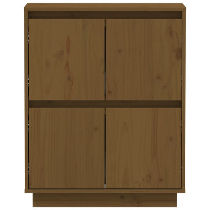 Sideboard Honigbraun 60x34x75 cm Massivholz Kiefer
