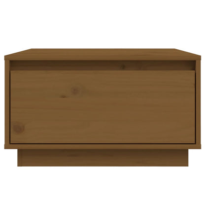 Couchtisch Honigbraun 55x56x32 cm Massivholz Kiefer