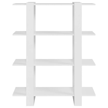 Bücherregal/Raumteiler Weiß 100x30x123,5 cm
