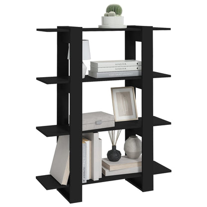 Bogreol/rumdeler Sort 100x30x123,5 cm