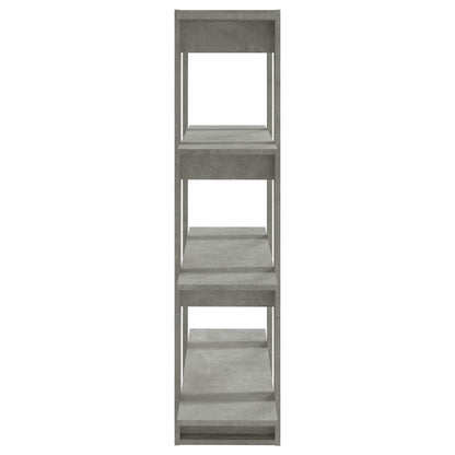 Bücherregal/Raumteiler Betongrau 100x30x123,5 cm