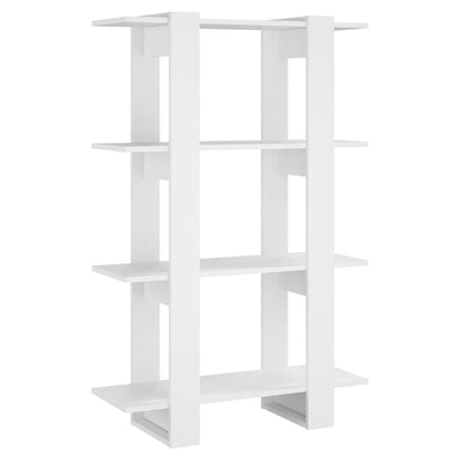 Bücherregal/Raumteiler Weiß 80x30x123,5 cm