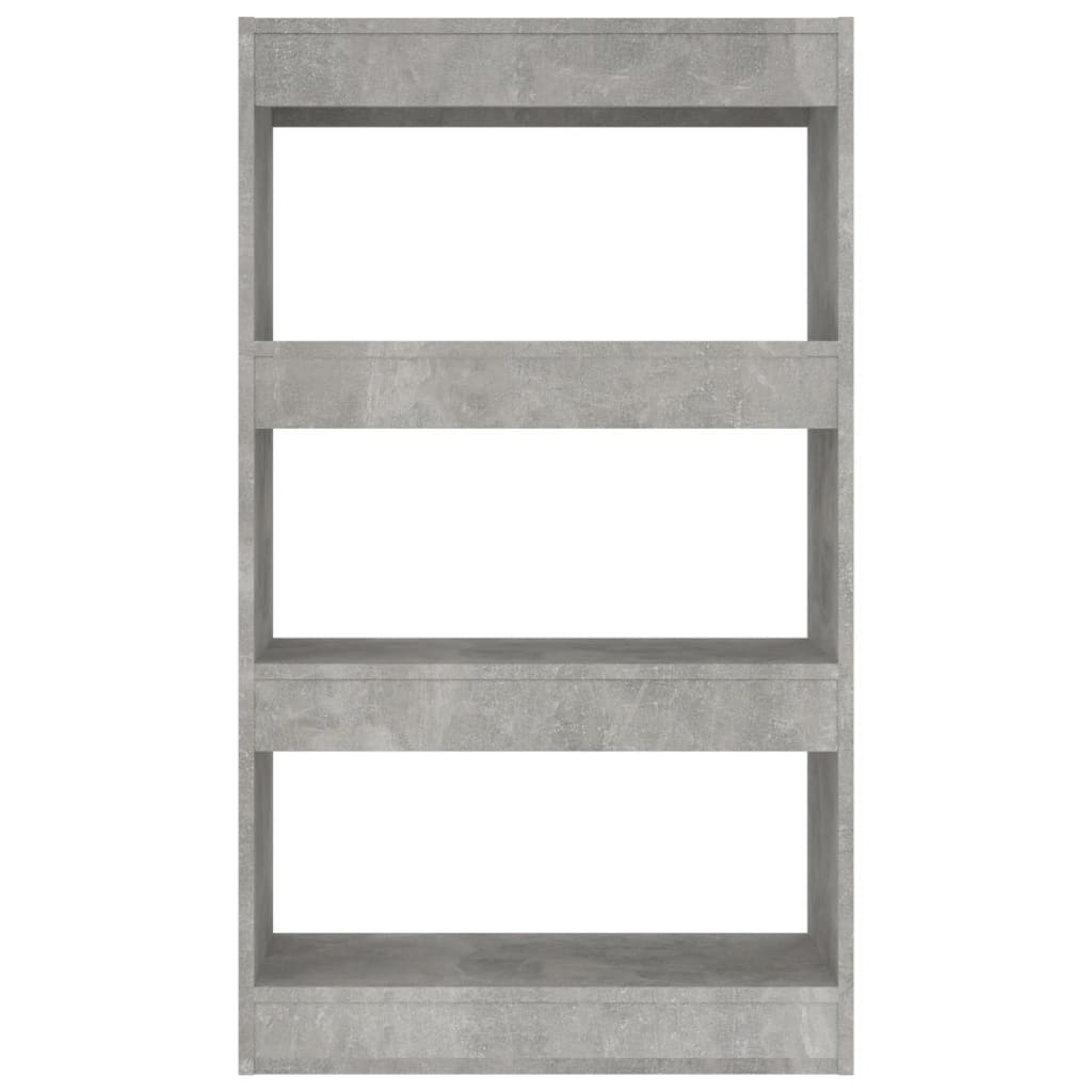 Bücherregal/Raumteiler Betongrau 60x30x103 cm Holzwerkstoff