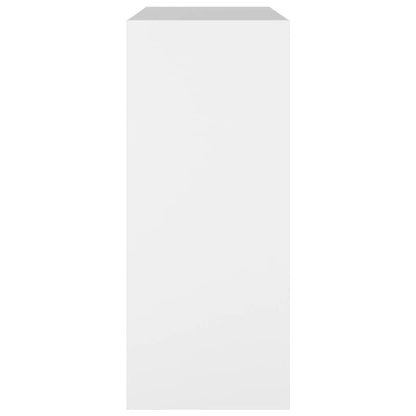 Bücherregal/Raumteiler Weiß 80x30x72 cm