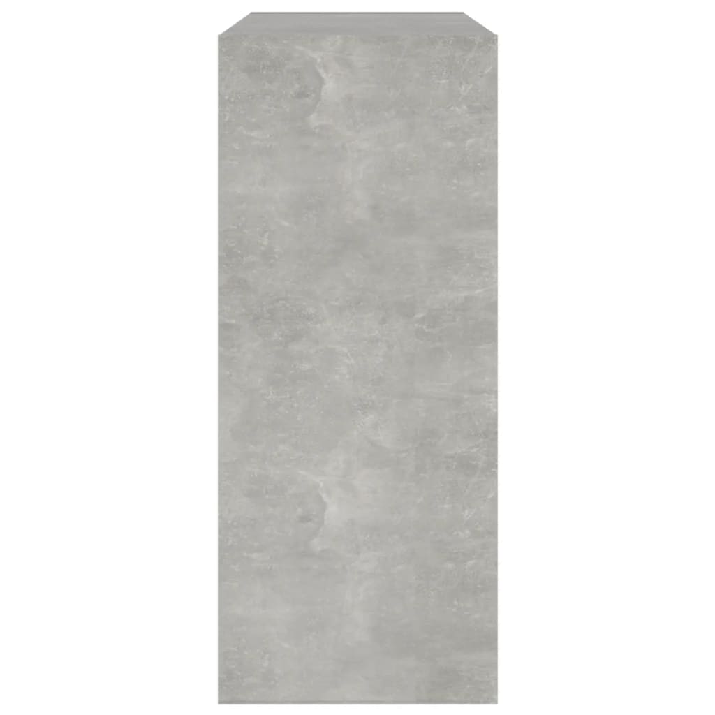 Bücherregal/Raumteiler Betongrau 80x30x72 cm