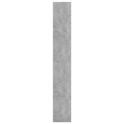 Bücherregal/Raumteiler Betongrau 80x30x198 cm Holzwerkstoff