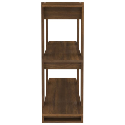 Bücherregal/Raumteiler Braun Eichen-Optik 100x30x87 cm