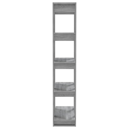 Bücherregal/Raumteiler Grau Sonoma 80x30x160 cm Holzwerkstoff