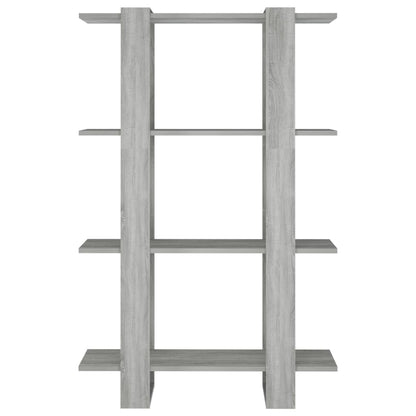 Bücherregal/Raumteiler Grau Sonoma 80x30x123,5 cm