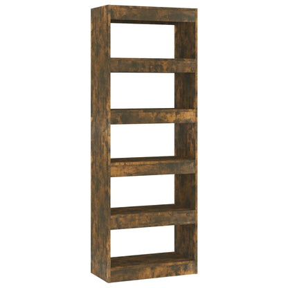 Bücherregal/Raumteiler Räuchereiche 60x30x135 cm Holzwerkstoff