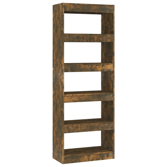 Bücherregal/Raumteiler Räuchereiche 60x30x135 cm Holzwerkstoff