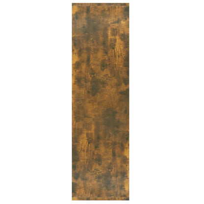 Bogreol/rumdeler Røget eg 80x30x103 cm Træmateriale