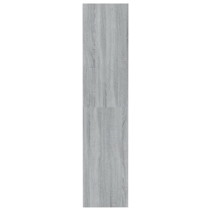 Bücherregal/Raumteiler Grau Sonoma 80x30x135 cm Holzwerkstoff