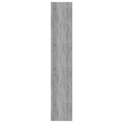 Bücherregal/Raumteiler Grau Sonoma 80x30x166 cm Holzwerkstoff