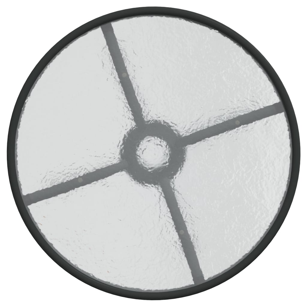 3-tlg. Garten-Bistro-Set Schwarz