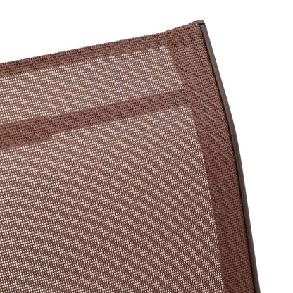 Stapelbare Gartenstühle 4 Stk. Braun Textilene
