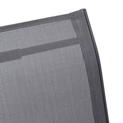 Stapelbare Gartenstühle 6 Stk. Grau Textilene