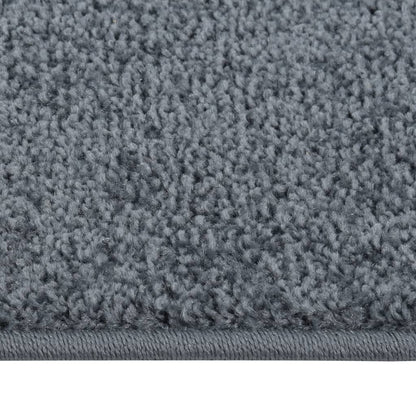 Teppich Kurzflor 160x230 cm Anthrazit