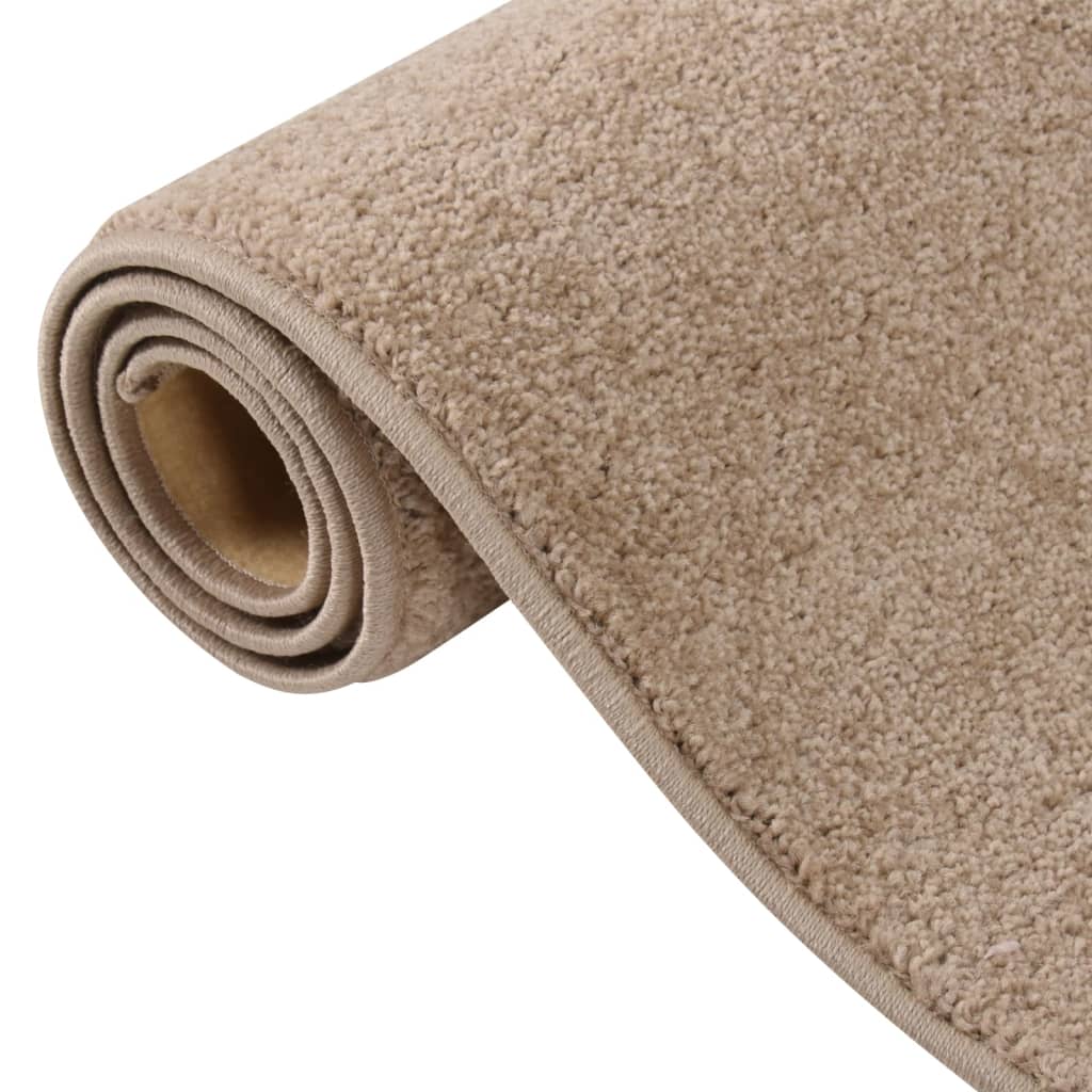 Teppich Kurzflor 120x170 cm Braun
