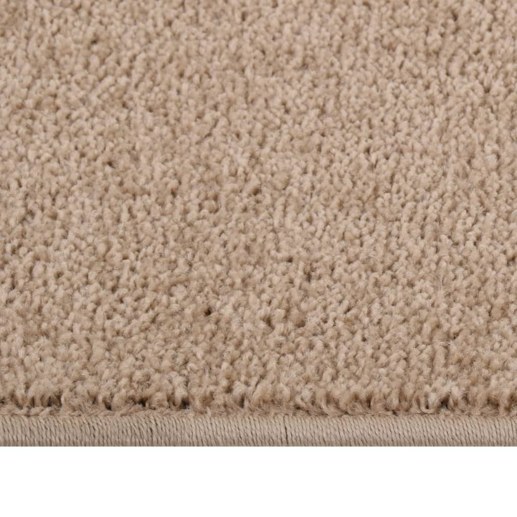 Teppich Kurzflor 120x170 cm Braun