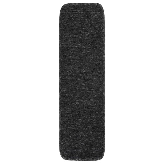 Antirutsch Stufenmatten 15 Stk. 75x20 cm Anthrazit Rechteckig