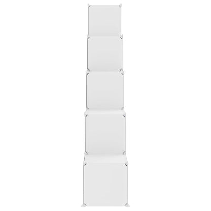 Kinderschrank Modular mit 15 Würfeln Weiß PP