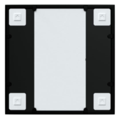 Wandspiegel Schwarz 40x40 cm Metall