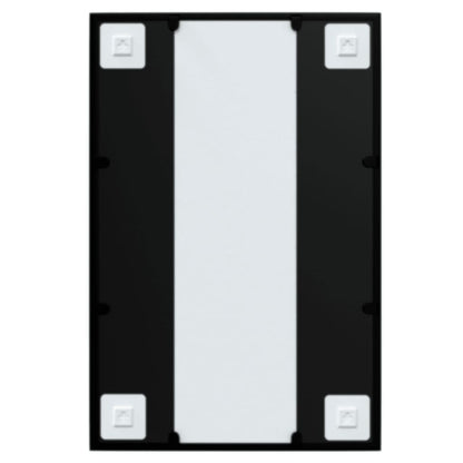 Wandspiegel Schwarz 60x40 cm Metall