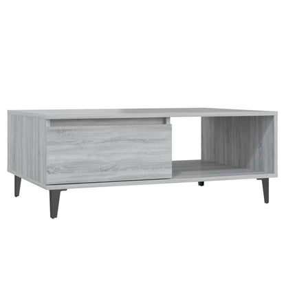 Couchtisch Grau Sonoma 90x60x35 cm Holzwerkstoff
