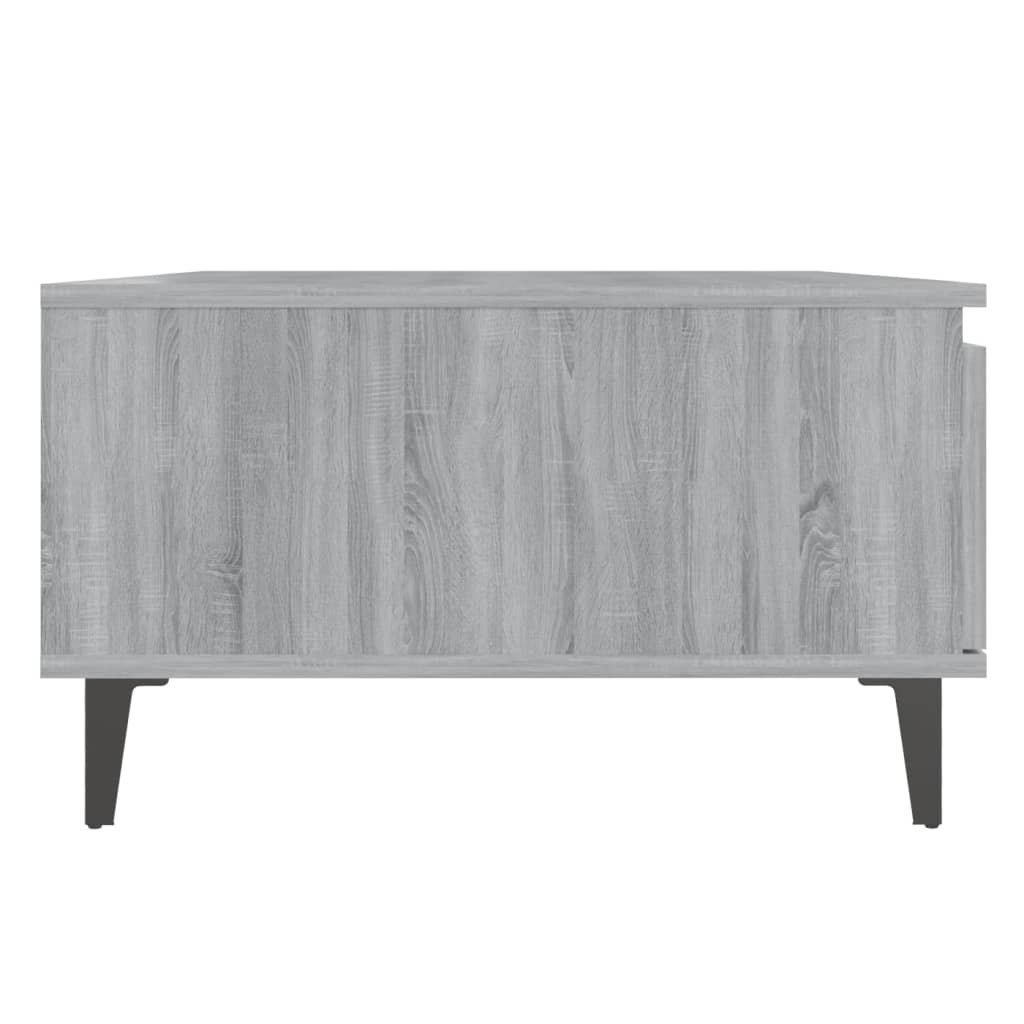 Couchtisch Grau Sonoma 90x60x35 cm Holzwerkstoff