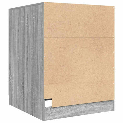 Waschmaschinenschrank Grau Sonoma 71x71,5x91,5 cm