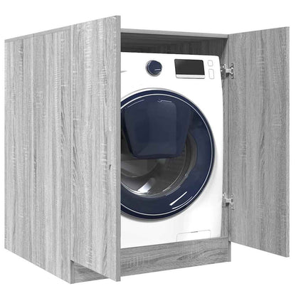 Waschmaschinenschrank Grau Sonoma 71x71,5x91,5 cm